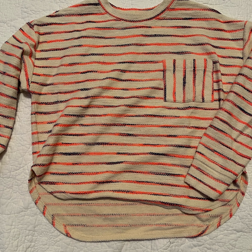 Lou & Grey striped sweater. Size Medium